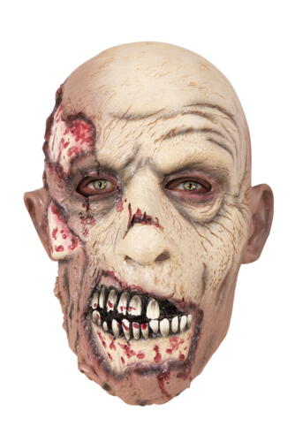 Maske "Zombie" latex - Voksen - Ripped face