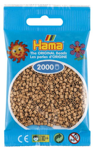 Hama mini perler lys nougat 501-75