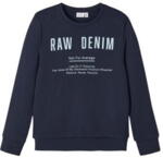Navy - dark sapphire - name it - sweatshirt - "raw denim" - 13216549