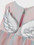 Lyserød - Pink Parfait - Name it - Kjole - regnbue - med vinger - 13229112