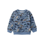 blå - troposphere - Name it - sweatshirt med fesk - 13228589