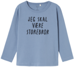 Blå - troposphere - name it - tshirt - storebror - 13235888