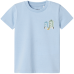 Blå - chambray blue - Name it - tshirt - beach house - 13234359