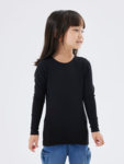 Sort - black - Name it - rib bluse - 13225149