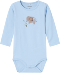 Blå - Chambray blue - name it - body - elefant - 13229750