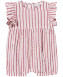 Lyserød/Hvid - Parfait Pink - Name It - Playsuit - Striber - 13229422