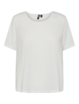 Hvid - bright white - PIECES - tshirt - 17146659