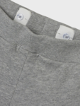 Grå - Grey Melange - Name it - Sweatbukser - fodbold logo - 13235533