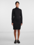 Sort - Black - PIECES - Kjole - højhals - 17141051