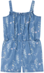 Blå - Medium Blue Denim - Name it - buksedragt - blomster - 13229402