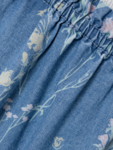 Blå - Medium Blue Denim - Name it - buksedragt - blomster - 13229402