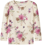 Offwhite - Peyote Melange - Name it - Langærmet - bluse - blomster - 13233733