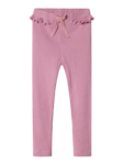 Lyserød - Mauve Orchid - Name it - leggings - sløjfe - 13233738