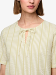 Gul - Pale Banana - Pieces - bluse - striber - 17152070