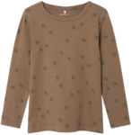 Brun - Walnut - Name it - Bluse - firkløver - 13241641