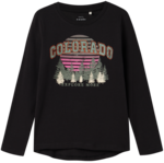 Sort - Black Colorado - Name it - langærmet bluse - "Colorado" - 13224952