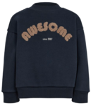 Navy - Dark Blue - Sofie Schnoor - Sweatshirt - "Awesome" - P243322-5066