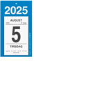 Afrivningskalender m/bagsidetekst 2025