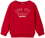 Red - Salsa - Name it - Sweatshirt - "Look Out World" - 13240566