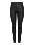 Sort - Black - Pieces - Coated leggings - 17085477