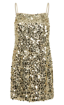 Guld paliet - Sequins - PIECES - Kjole - 17155269  100% Polyester