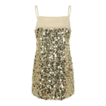 Guld paliet - Sequins - PIECES - Kjole - 17155269  100% Polyester