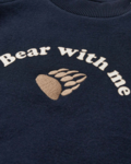 Navy - Dark Blue - Sofie Schnoor - Sweatshirt - "Bear With me" - P243120-5066