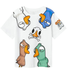 Hvid - bright white - Name it - Goose Duck - t-shirt - 13234143