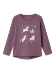 Lilla - arctic dusk unicorn - Name it - bluse - 13224958