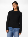 Sort - black - Pieces - strik trøje - 17098262