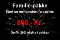 Familie-pakke 800,-kr.