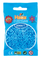 Hama mini perler pastel blå 501-46