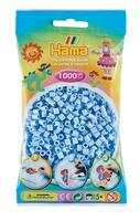 Hama perler 1000 stk. Pastel isblå - 207-97