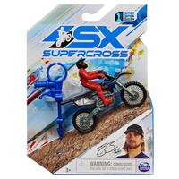 Supercross 1:24 Die Cast Motorcycle - JUSTIN BARCIA