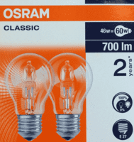 Osram standard 46W klar 2-pak