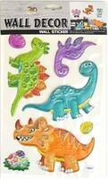 Stickers 3D med Dinosaur