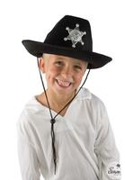 Sherif hat sort - til børn