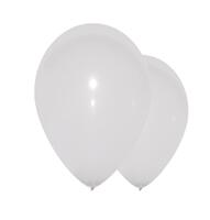 Balloner 10stk hvide - 30cm