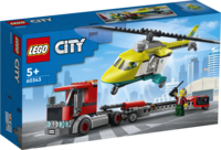 60343 LEGO City Redningshelikopter-transporter