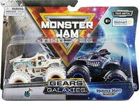 Monster Jam 1:64 Gears & Galaxies 2-pack - W & Monster Mutt