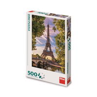 Puslespil 500 brikker - Eiffel Tower Paris
