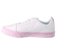 Lyserød/ hvid Base Court Classic Jr hummel sneakers - 206418-3423