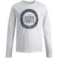 Hvid jack & jones t-shirt 12190513