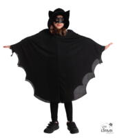 Children bat costume - black - 7/9 years