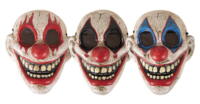 Adult PVC mask - cruel clown 1 stk