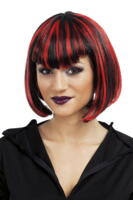Vampire wig - black and red