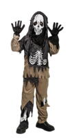 Children zombie skeleton costume 7-9 years