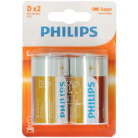 Batteri D/R20 2 stk fra Philips