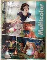 Malebog Disney 32 sider - Snehvide, Peter Pan, Aristocats og andre Disney karakterer