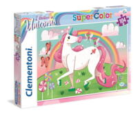 104 pcs Puzzles Kids SuperColors Unicorn
